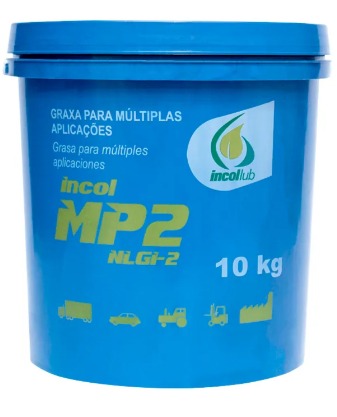 Graxa Incol MP2 NLGI-2 - Balde 10kg